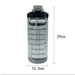 2L Motivational Water Bottle