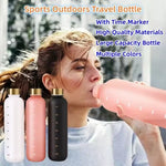 1000ml Motivational Water Bottle